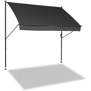 Klemmmarkise Style 150 cm anthrazit