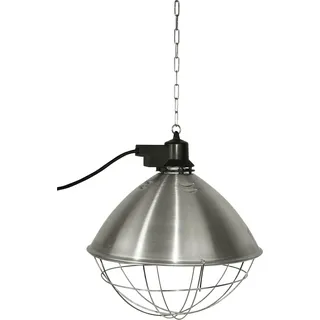 Kerbl Infrarot Wärmestrahlgerät ü 35 cm Wärmelampe für Kleintiere, Infrarotlampe - Silber