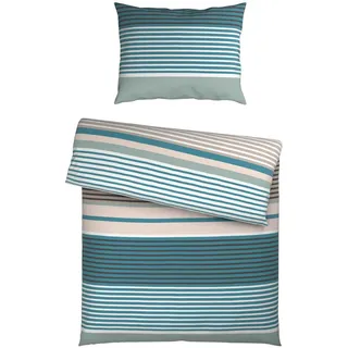 Esposa Bettwäsche , Blau , Textil , Streifen , 140x200 cm , pflegeleicht, atmungsaktiv, hautfreundlich , Heimtextilien, Bettwäsche & Leintücher, Bettwäsche, Satin-Bettwäsche