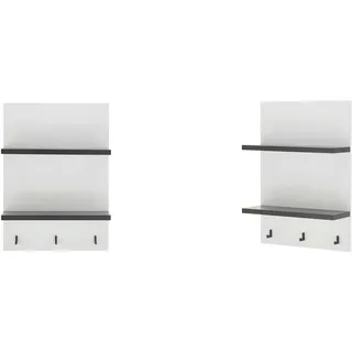 Home Affaire Wandregal Sherwood 60 x 22 x 85 cm Weiß