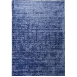 Tom Tailor Shine uni Kurzflorteppich 250 x 300 cm Blau