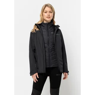 Jack Wolfskin Glaabach 3in1 Jacket Damen black XXL