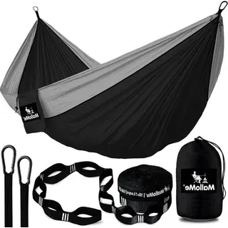Famanu Camping-Hängematte ultraleicht - für 1-2 Personen, atmungsaktiv, wasserdicht, inklusive Premium-Karabinerhaken
