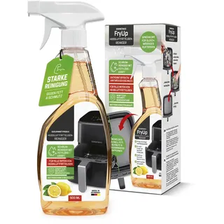 GOURMETmaxx FryUp Airfryer Reiniger - 500 ml | Airfryer Zubehör - auch ideal als Grillreiniger, Backofenreiniger & Küchenreiniger | Schaumreiniger mit starker Fettlösekraft in praktischer Sprühflasche