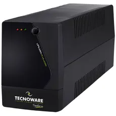 Tecnoware UPS ERA PLUS 2000, 2000 VA unterbrechungsfreie Stromversorgung, Blackout-Schutz für PC, Modem, Videoüberwachung, AVR-Stabilisator, USB, Autonomie 40 Min. PC-120 Min. Modem/Router