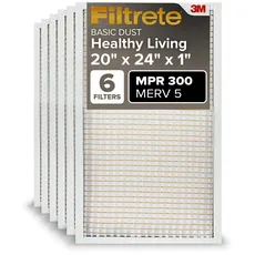 Filtrete BD26–6pk-1e Air Filter, 20 in. x 24 in. x 1 in., weiß