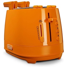 De Longhi CTLAP2203 Toaster mit Zange, 550 Watt. Arancio