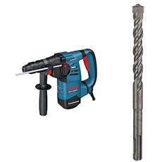 Bosch Professional Bohrhammer GBH 3-28 DFR (800 Watt, Schlagenergie max: 3,1 J, Wechselfutter SDS-plus) + Hammerbohrer SDS plus (für Beton, Ø 12 mm, Länge 165 mm