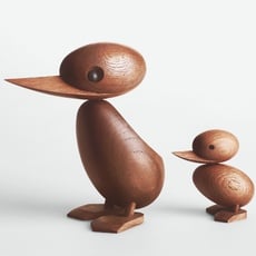 Bild von - DUCK und DUCKLING - Holzfiguren aus Teak von Bölling