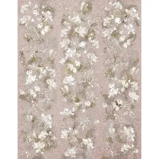 Marburg Vliestapete Blumen Crushed-Optik Modern 270 cm x 210 cm Beige