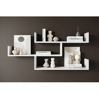 INOSIGN Wandboard »Wandregal Trio« 1 Stk. tlg. Hängeregal mit 3 Ablageflächen, modernes Design, variabel einsetzbar, weiß
