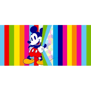 AG Design Mickey Mouse Disney, non-woven photo wallpaper for a children's room, 202 x 90 cm.