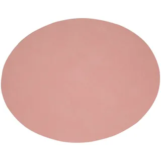 Tischset Platzset Oval L (35x46cm) Nupo Leder 2er Set LindDNA - nubuk/rose - 1