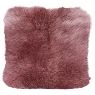 Heitmann-Felle Lammfell-Kissen 40 x 40 cm Lila
