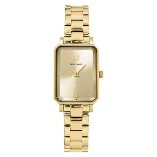 Uhr Ariane 007J542, rechteckig, golden, Edelstahl, Quarzwerk, 30m wasserdicht, 28.4x21mm - Gold