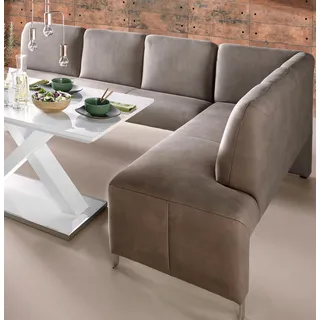 Intenso 197 x 91 x 264 cm Luxus-Microfaser langer Schenkel links taupe