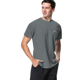 MeetHoo Rashguard Herren Kurzarmshirt/Langarmshirt UV Shirt UPF 50+ Lose Stretch UV-Schutz Longsleeve Schwimmshirt für Surfen Schwimmen Running