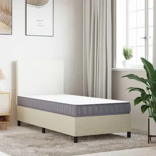 vidaXL Kindermatratze Schaumstoff Mittelweich 80x160 cm - Weiß