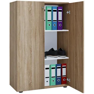 VCM Lona Aktenschrank 70 x 40 x 110 cm braun