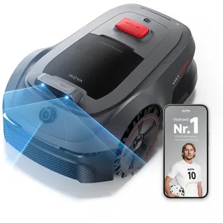 Mova ViAX 500 Mähroboter ohne Begrenzungskabel, 360°-LiDAR - Dual-KI-Vision