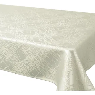 Delindo Lifestyle Tischdecke »TENDENCE« Jacquard, Fleckschutz, 180 g/m2, beige