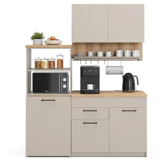 Vicco Küchenzeile Egbert 160 cm grau
