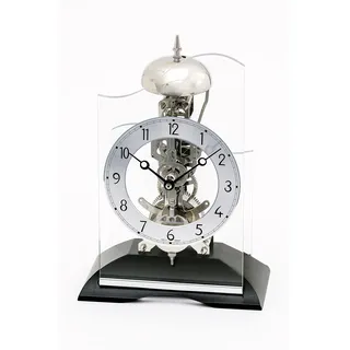 AMS Mechanische Tischuhr T1188 - Grau, Silber