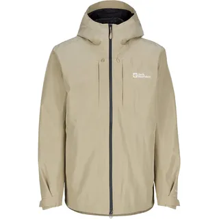 Jack Wolfskin Icecape Down 3in1 (wasserdicht, winddicht, atmungsaktiv) beige Herren