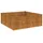 Hochbeet 100 x 100 x 36 cm Braun