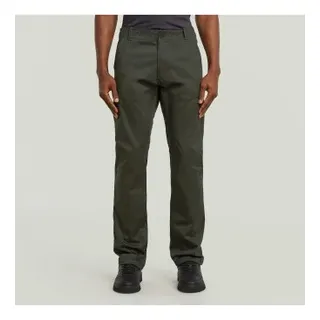 G-Star für Herren. D25547-5126-995 Mosa Straight Chino Hose grün (35/30), Lässig, Baumwolle