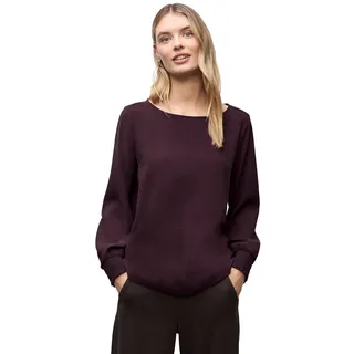 Street One Bluse mit Smok-Bündchen Jazz Berry 38