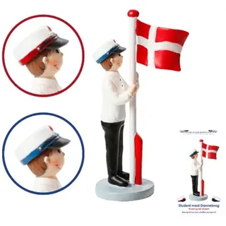 Det Gamle Apotek Student with Flag 12 cm - Boy (9914067)