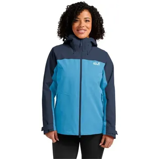 Jack Wolfskin Übergangs-Wanderjacke Wild Places 3in1 Blau S