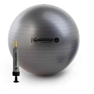 tonkey active life Pezzi Ball Maxafe 65 cm schwarz inkl. Original Pezziball-Pumpe Gymnastikball Sitzball