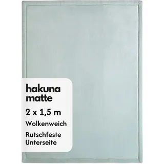 Wolkenweiche Spielmatte Baby 200x150x2,5cm, grün Tatami Matte
