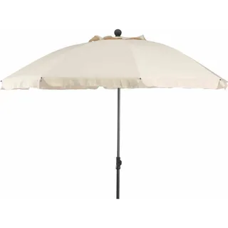 Tropico Mittelstockschirm anthrazit/natur Ø 250cm Sonnenschirm Terrassenschirm