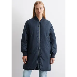 Marc O'Polo DENIM Kurzmantel, im Long-Bomber-Look, blau