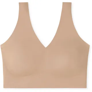 SCHIESSER Damen nahtloses Bustier mit herausnehmbaren Pads - Invisible Soft, Maple_170364, 42