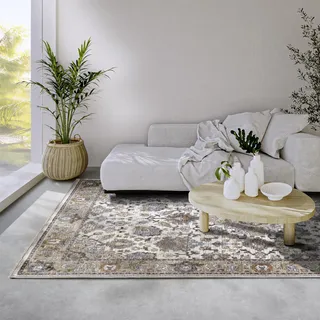 Villeroy & Boch Egon Teppichläufer 120 x 170 cm Beige/Weiß