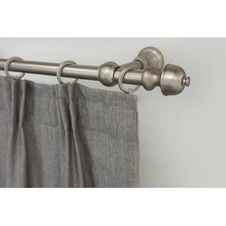 GARESA Vorhangstange Profil klein 1-läufig Ø 20 mm 280 cm Silber