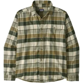 Patagonia M's L/s LW Fjord Flannel Herren Hemd rocky: old growth green L