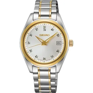 Seiko Quarz Edelstahl 32 mm SUR582P1