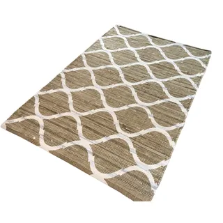 Handgewebter Kilim Dhurry Chindi Teppich Baumwolle 120X180 CM Flickenteppich