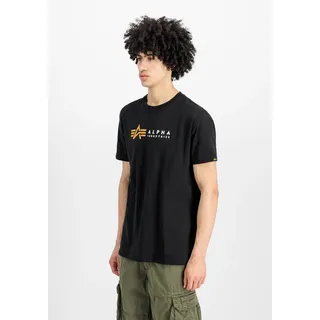 Alpha Industries Alpha Label T schwarz 3XL