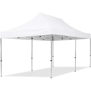 Faltpavillon Economy 3 x 6 m ohne Seitenteile weiß 59032