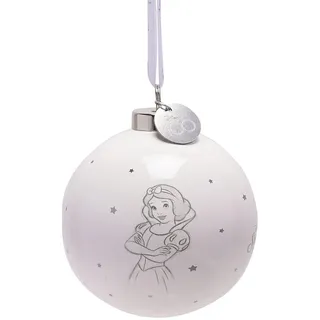 Schneewittchen Christbaumkugel Keramik 80mm Disney 100