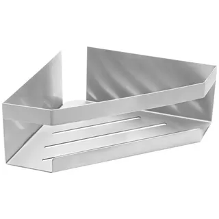 Schöner Wohnen Eckablage Meleto Edelstahl Metall, eckig, 28.5x8x18 cm, Badaccessoires, Duschzubehör, Duschregal