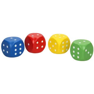 Playwood -Holzwürfel groß, 4dlg.