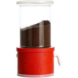 Lavatelli Prontocaffè, Kaffeedose, Kaffeedosierer und behälter, zur Aufbewahrung von Kaffee mit Spender. Kaffeedose luftdicht, kaffeepulver dose für Moka bis 12 Tassen, kompatibler mit Bialetti Moka