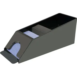 vidaXL Kombiniertes Poker/Blackjack Set mit 600 Laserchips Aluminium